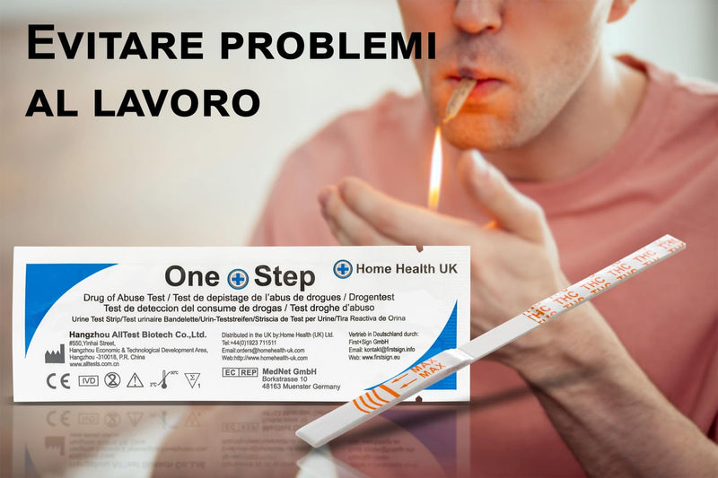 One Step Marijuana (THC) Drug Test Kit (5 Count) - 99% Accurate THC Home Test - Cannabis Urine Test Strips - Weed Detox Test - Fast Detection & Easy-to-Read THC Test Strips 5