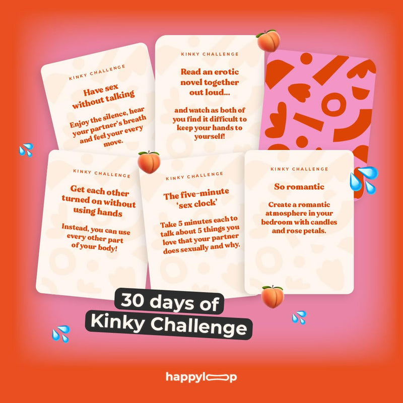 Lovebox 30 Days of Kinky Challenges: Couples Card Game for Intimacy and Exploration | Perfect Valentine’s Day Gift | Girlfriend, Boyfriend, Newlywed, Wife or Husband.