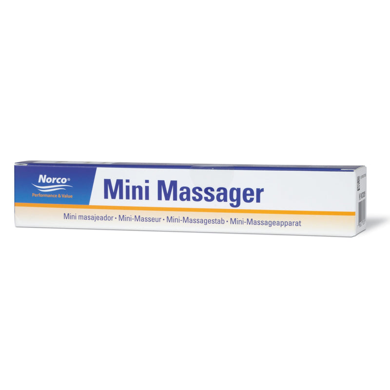 [Australia] - Norco Mini Therapeutic Massager with Battery. Hand-held Portable Therapeutic Vibrating Therapy Tool for Scar Tissue, Hand, Finger, Feet, Face, Elbow, Neck. Post-Surgery, Arthritis Pain. NC70209 
