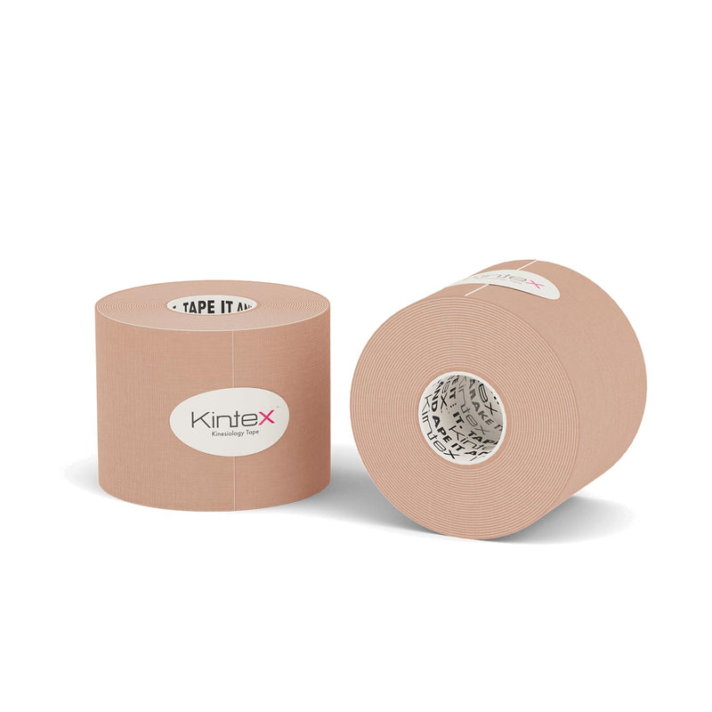 [Australia] - Kintex Kinesiology Tape Sensitive, 5 cm x 5 m, skin-friendly & waterproof kinesiology tape, physio tape for sensitive skin, medical tape (beige) beige 