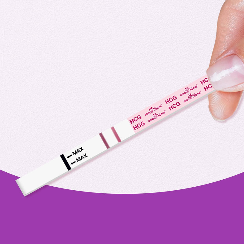 easy@Home 40 Pack Pregnancy Test Strips with Urine Cups, hCG Tests | Early detection hCG tests for home use with 40 individually sealed strips and urine cups, designed for trying to conceive. 40 Count (Pack of 1)