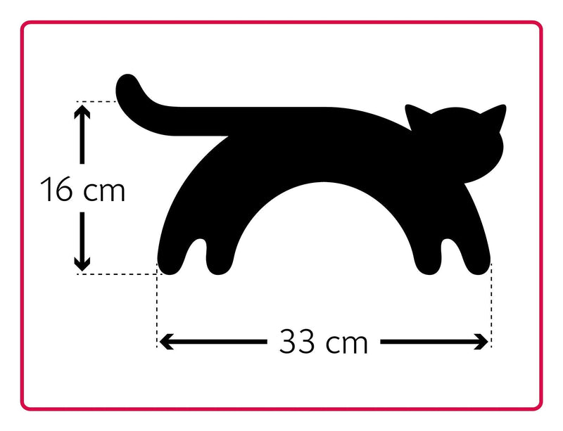 [Australia] - LESCHI heat pillow - grain pillow for microwave - animal cat black - cuddly neck pillow with organic wheat - ideal as a heat source in winter and for tension in the neck, shoulder, neck midnight / midnight 