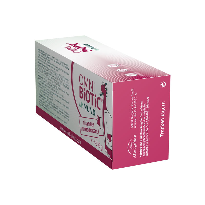 [Australia] - OMNi BiOTiC iMMUND | 60 lozenges | 1 bacterial strain | 1 billion germs per lozenge | Vitamin D | Vegetarian | Sugar free | For daily use | For adults and children 60 pieces 