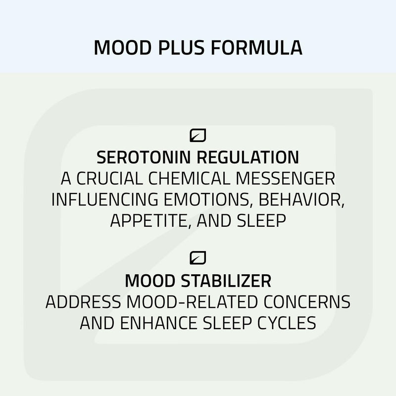 [Australia] - Neurobiologix Mood Plus - Mood Support Supplement, Stress Relief and Mood Booster, Vitamins for Improved Moods & Calming Effects, with 5HTP, Niacin & GABA, 60 Capsules 