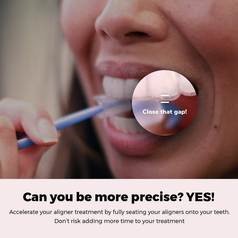 [Australia] - PUL Chewies & Clear Aligner Removal 2 in 1 Combo Tool - Compatible With Invisalign Removable Braces & Trays, Aligners, Retainers, Dentures - Hygienic Oral Care - Compact & Durable - 1 Pack, Pink 