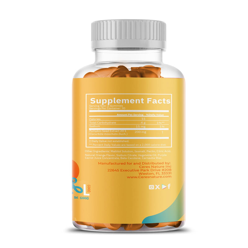[Australia] - Pumpkin Seed Oil Gummies 4,000 mg for Hair Growth, Urinary Tract Support, Bladder Control Supplement, Younger Looking Skin & Face, Rich in Omega 3, Omega 6 & Essential Fatty Acids‚Äì Sugar-Free! 1 