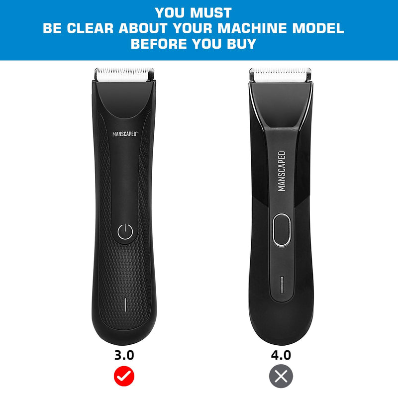 CR8GR8 Professional Guide Comb Fit Cutting Guider for Manscaped 3.0,4 Pack 8 Cutting Lengths from 1/8"-1/2" Inch Fit The Lawn Mower 3.0 Groin Hair Trimmer