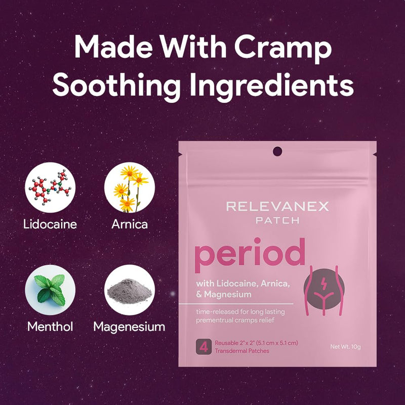 [Australia] - Relevenex Transdermal Patches for Women ‚Äì Menstrual Cycle Comfort & Support ‚Äì Gentle & Convenient ‚Äì Designed for Everyday Ease pack of 1 