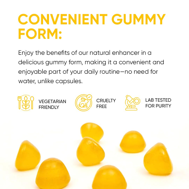 Pineapple C*M Gummies Improves Sperm Volume and Load Semen Volume Supplement - 60 Capsules - 1 Month Supply Pineapple