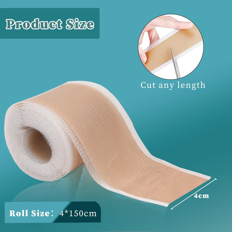 [Australia] - Cozlly Silicone Scar Plasters (1.6'' x 118''/4 x 300cm), Silicone Plasters for Scars, Silicone Scar Sheets, Professional for C-Section Scars, Surgery, Burns, Keloid, Acne and More 