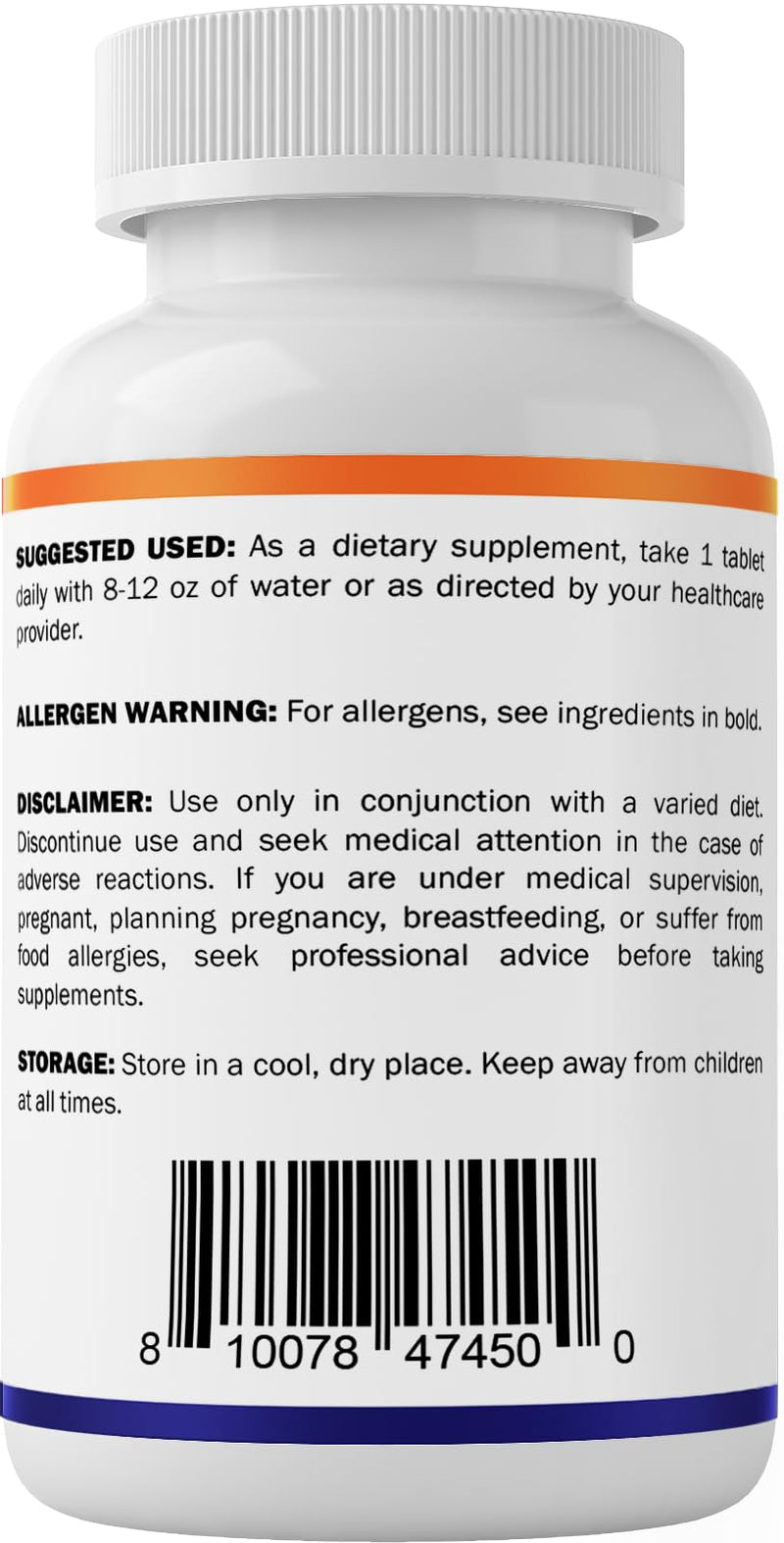 Vitamatic Folic Acid 400 mcg - 500 Vegetarian Tablets - Vitamin B9