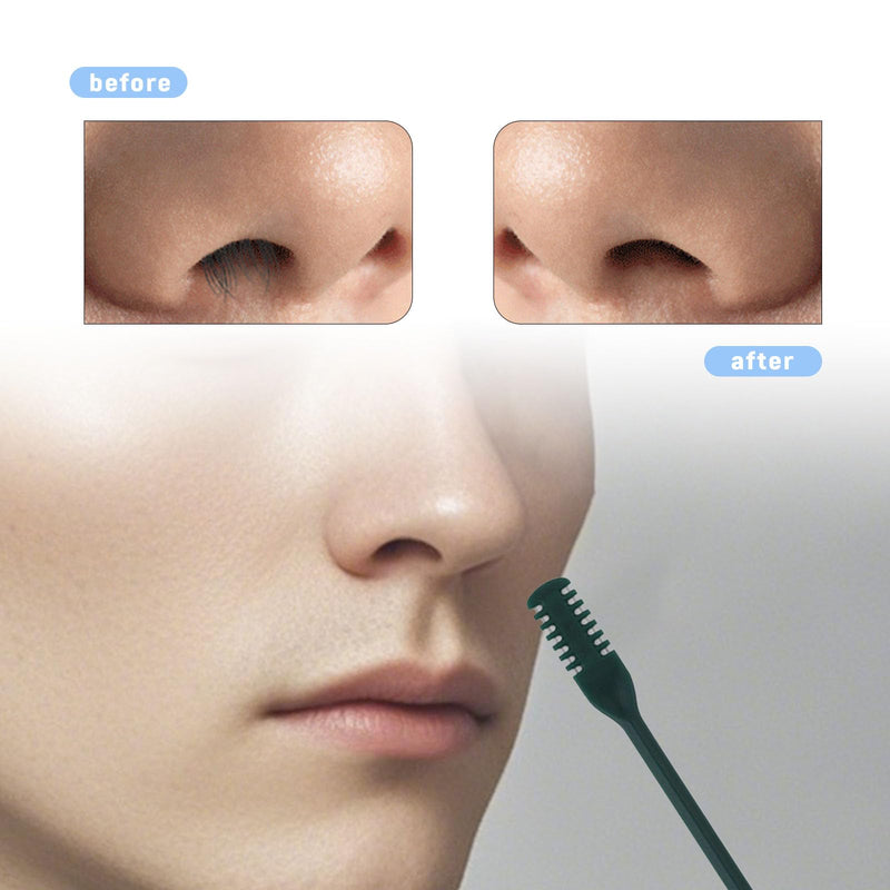 [Australia] - Fsahiuf nose hair trimmer, no electricity, double-sided nose hair trimmer for men, women, 2-in-1 nose hair remover, silkslide nose trimmer.5 colors 