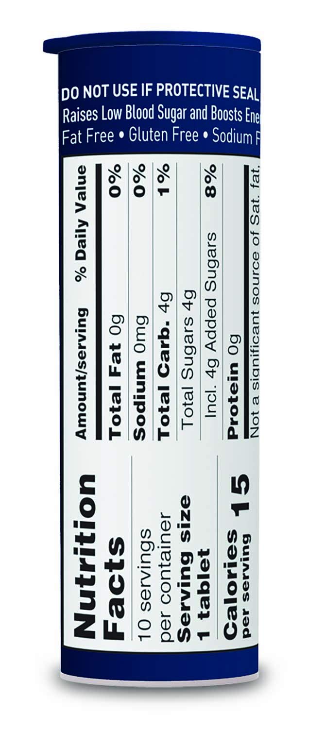 [Australia] - TRUEplus¬Æ Glucose Tablets, Raspberry Flavor - 10ct Tube (1) 