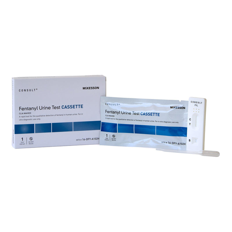 McKesson Fentanyl Urine Test Kit Cassette, 5 Test | One-Step Quick and Accurate Results, Easy-to-Read Cassette, CLIA Waived