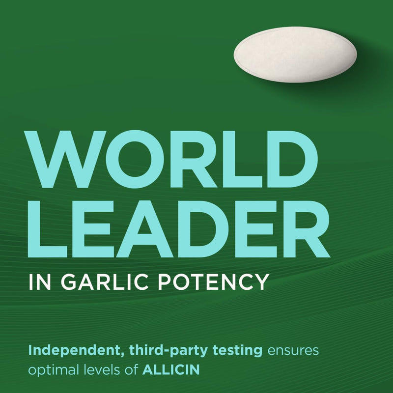 [Australia] - Garlique Garlic Extract Supplement, Healthy Blood Sugar Formula, 6000 mcg allicin, Odorless & Vegan, 60 Caplets 