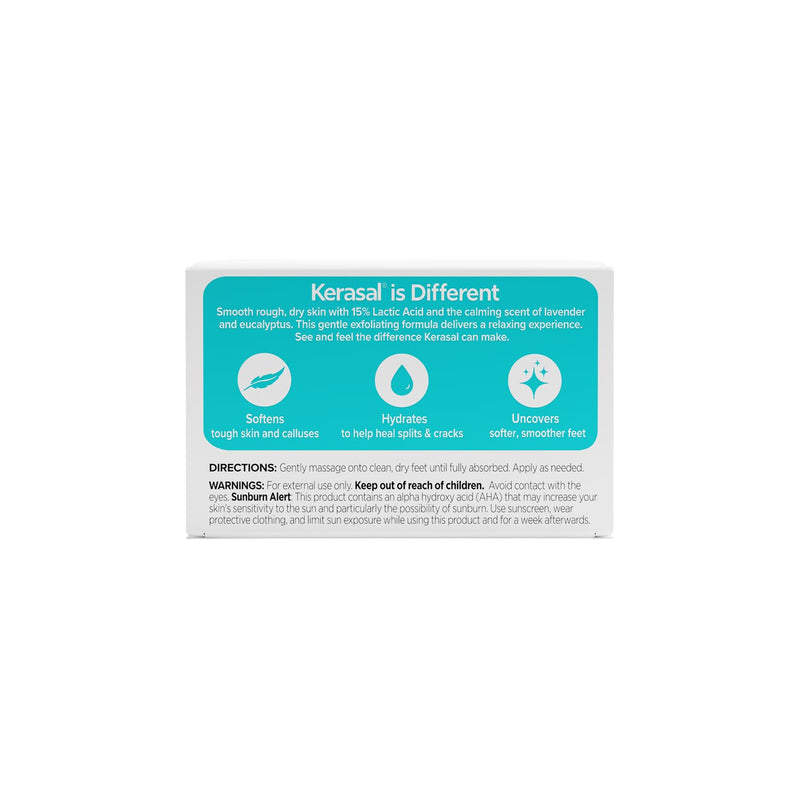 Kerasal Intensive Foot Repair Cream with Lactic Acid, Lavender, & Eucalyptus, 4 oz 4 Ounce (Pack of 1) Intensive Foot Repair Cream (Pack of 1)