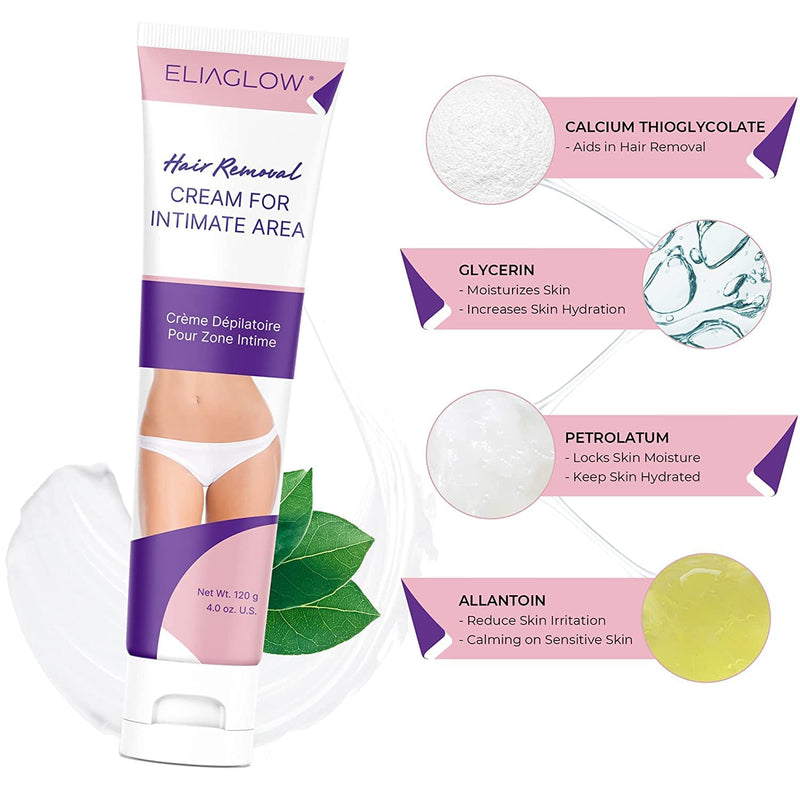 [Australia] - Hair Removal Cream for Women and Men : Sensitive Depilatory Cream for Bikini, Private Areas, Pubic, Body, Legs, and Underarms 3.8 Ounce (Pack of 1) 