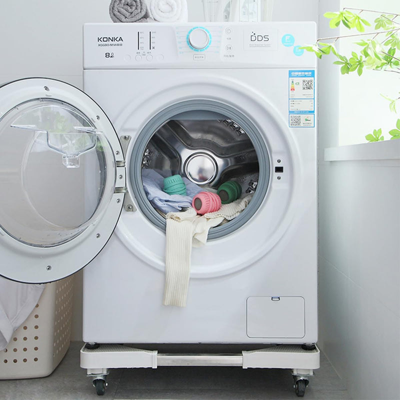 [Australia] - 3Pcs Washing Machine Laundry Ball Fabric Softener Ball Dispenser for Washing Machine Laundry Softener Liquid Refillable Ball Cleaning Tool Washing Sponge Household Substitute 