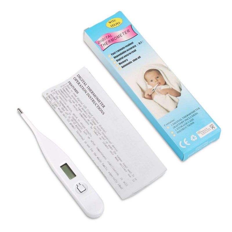 [Australia] - Daffodil HPC300 - Digital body thermometer, armpit thermometer - temperature measuring device with LCD for oral and rectal measurements - easy-to-read display and free of mercury - CE certified 