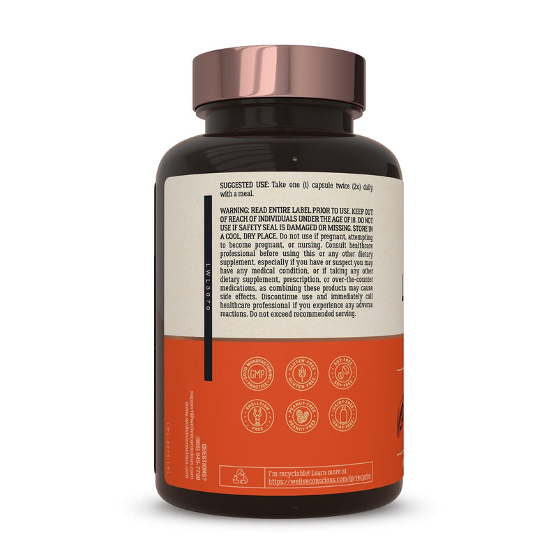[Australia] - LiverWell Liver Cleanse, Rejuvenation, Metabolic Support - Liver Supplement for Liver Health w/Highly Bioavailable Milk Thistle Extract, N-Acetyl Cysteine, Alpha Lipoic Acid, Zinc, Selenium - 60 Caps 60 Count (Pack of 1) 