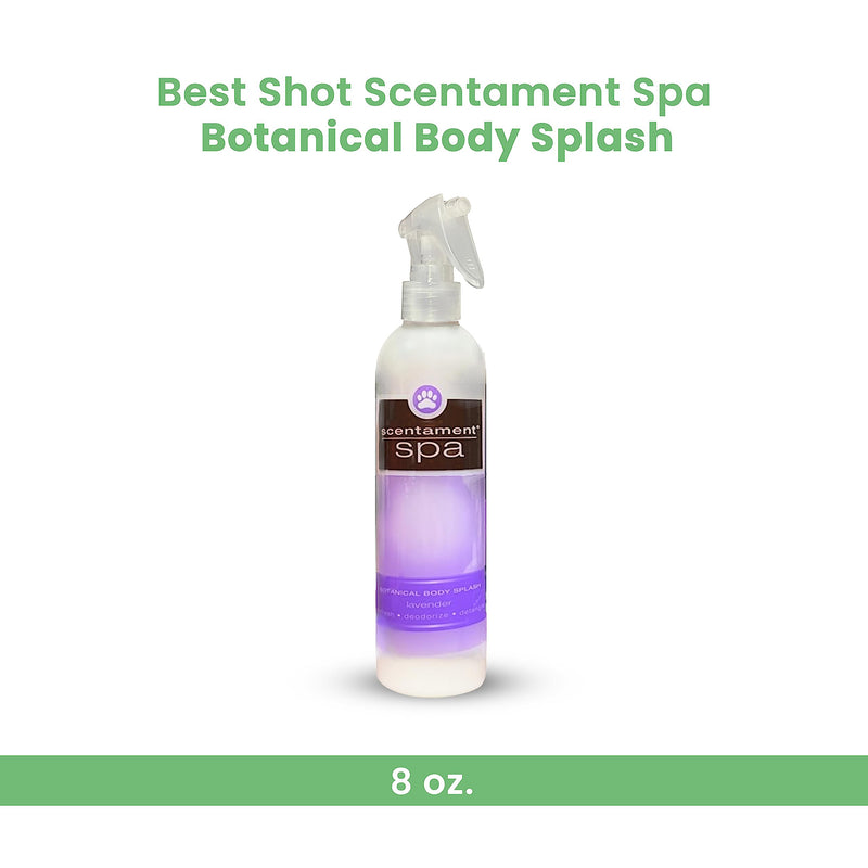 Best Shot Scentament Spa Botanical Body Splash, Body Spray for Pets, Cat and Dog Cologne Spray, Lavender Aloe, 8 Oz. - PawsPlanet Australia