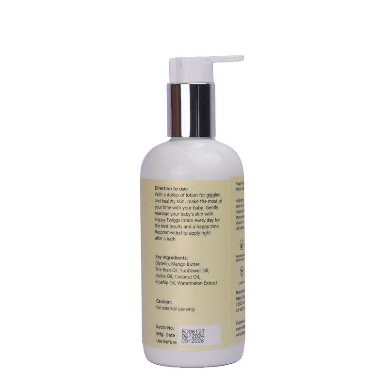 Organic Revitalizing Body Lotion for Newborn, Kids, Adults - Vitamin C & Watermelon Extract for Sensitive Skin, Non-Greasy, Tear-Free, Hydrating & Nourishing Body Lotion - Moisturizes & Protects