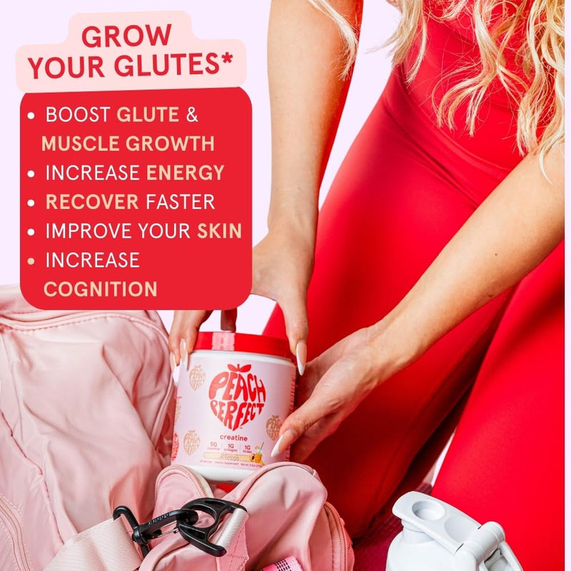 [Australia] - Creatine for Women Booty Gain, Muscle Builder, Energy Boost, Pink Lemonade, Cognition Aid | Collagen, BCAA, Lean Muscle, Vegan Monohydrate Micronized Powder, Alt Creapure,30 Ser 9.6 Ounce (Pack of 1) 