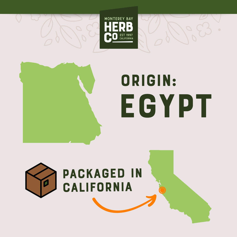 [Australia] - MONTEREY BAY HERB CO. Egyptian Chamomile, Whole | Add to Skin & Hair Products | Use for Teas, Soups, Salad Dressings | Infuse Oils (1 Pound) 