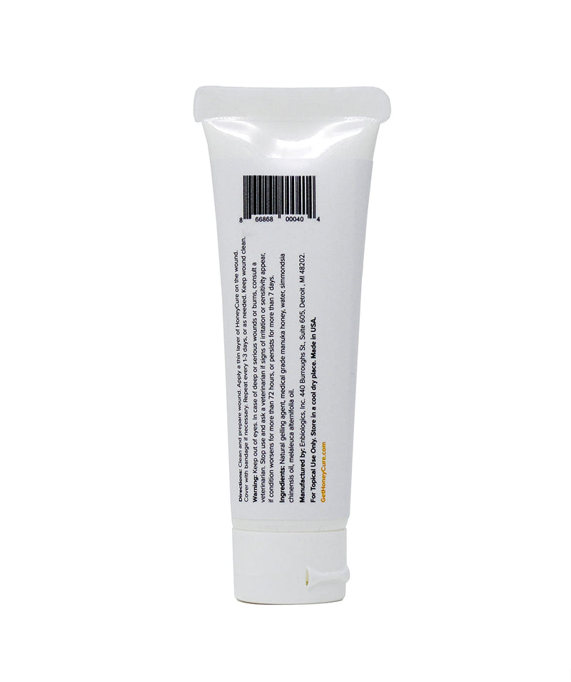 Natural Veterinary Ointment for Wound Care, Manuka Honey, for Dogs, Cats, & Horses, 1oz. Tube 1 Oz. - PawsPlanet Australia
