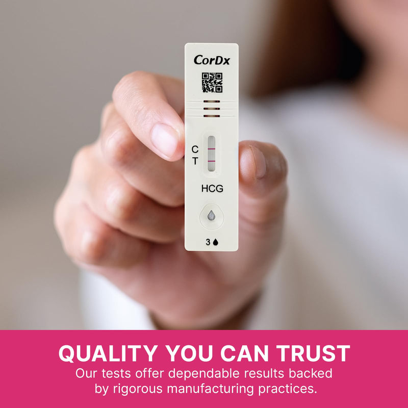 [Australia] - CorDx Early Detection Pregnancy Test Kit, Urine Tests for Easy at Home hCG Level Testing, Tester for Pregnant Women, Clear, Fast and Reliable Result with Over 99% Accuracy, 21 Pack Cassettes 21 Count (Pack of 1) 