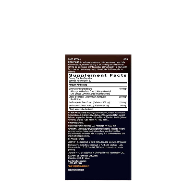 [Australia] - Slimvance XP Thermogenic Supplements | Supports Weight Loss and Fat Burning Goals | Energy and Mebolism Boost Formula | 120 Capsules 