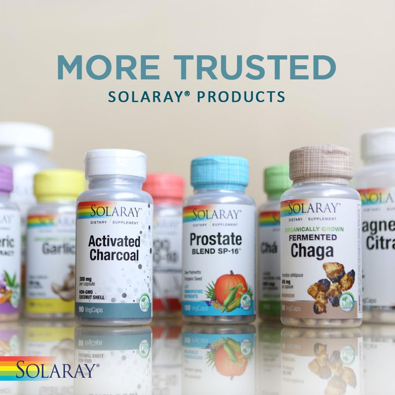 [Australia] - Solaray Activated Coconut Charcoal Powder 500 mg | Healthy Inner Cleansing & Digestive Tract Support | 300 Servings 