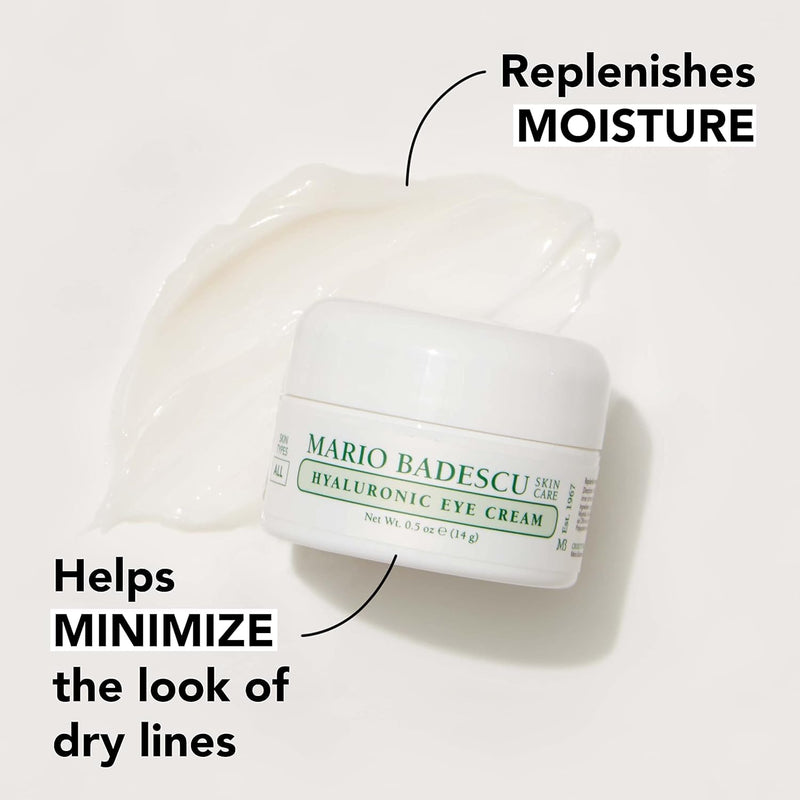 Mario Badescu Vitamin A-D-E Neck Cream & Hyaluronic Eye Cream Bundle – Hydrating Eye Care & Neck Moisturizer Set for Dry, Sensitive Skin, Beauty Essentials for Dark Circles, Puffy Eyes & Wrinkle Care