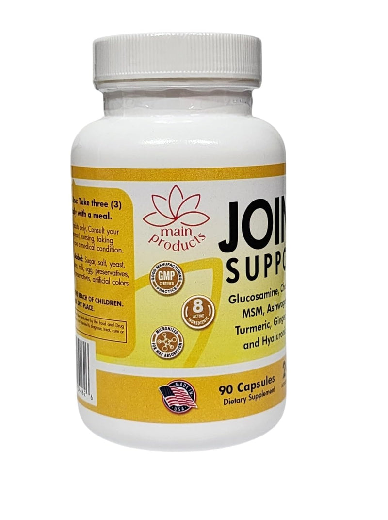 [Australia] - Joint Support - Glucosamine Chondroitin MSM Hyaluronic Acid Ashwagandha Turmeric Ginger Arnica - 2430mg Joint Support Supplement, Micronized, 90 Capsules. 