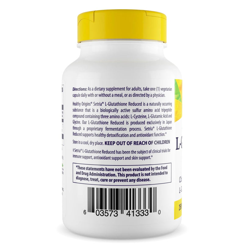 [Australia] - Healthy Origins L-Glutathione 250 mg (Setria, Non-GMO, Gluten Free, Antioxidant, Immune Support, Skin Support), 150 Veggie Caps 150 Count (Pack of 1) 