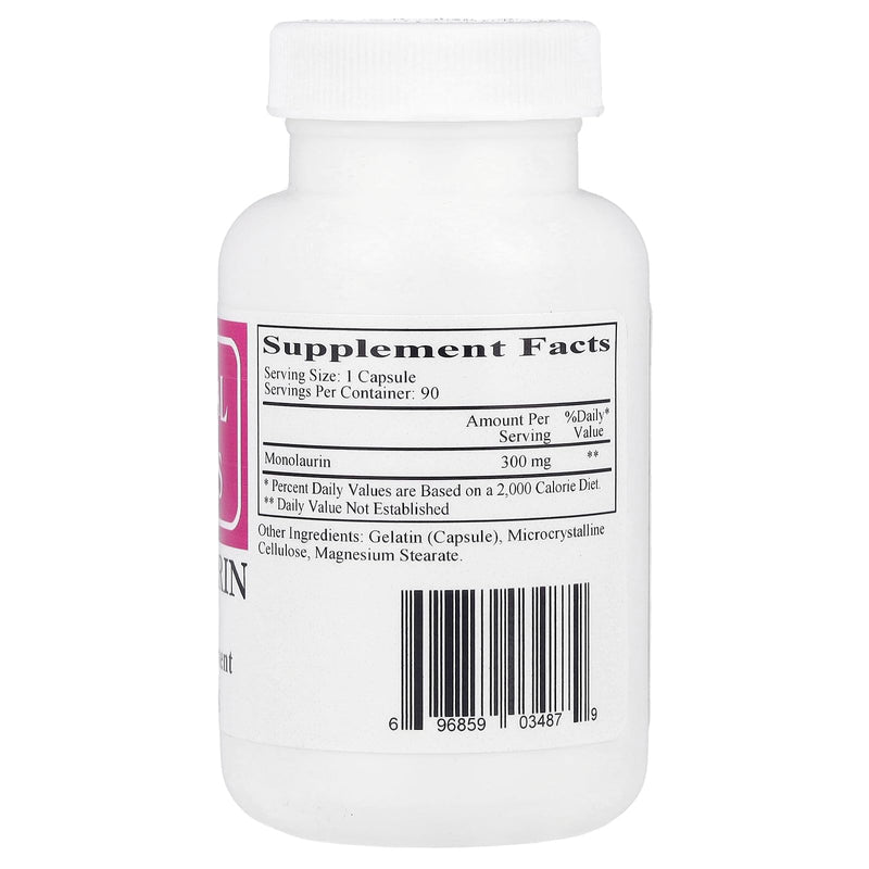 Ecological Formulas/Cardiovascular Research Monolaurin - 90 Caps.