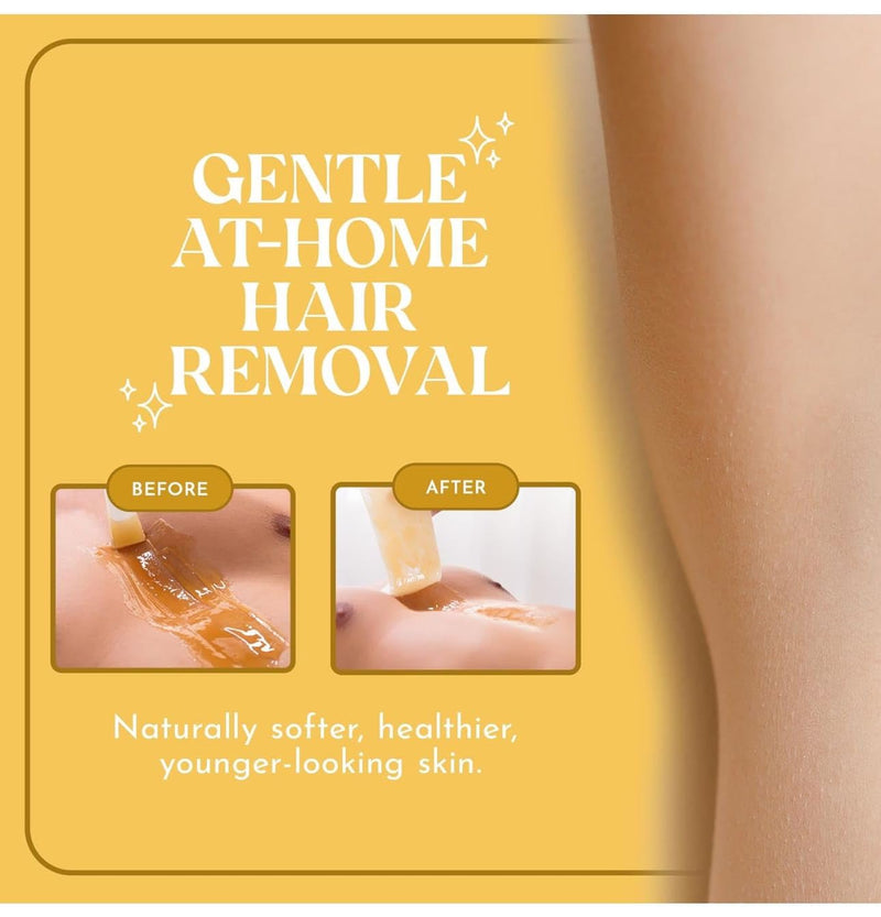 [Australia] - MOOM Organic Hair Removal Sugar Wax for Men with Aloe Vera & Chamomile – Soft Wax for Sensitive Skin & Men Hair - Perfect for Back, Chest, Eyebrow & Body - 12 oz Jar (Strips & Sticks NOT Included) Men wax 12 Ounce (Pack of 1) 