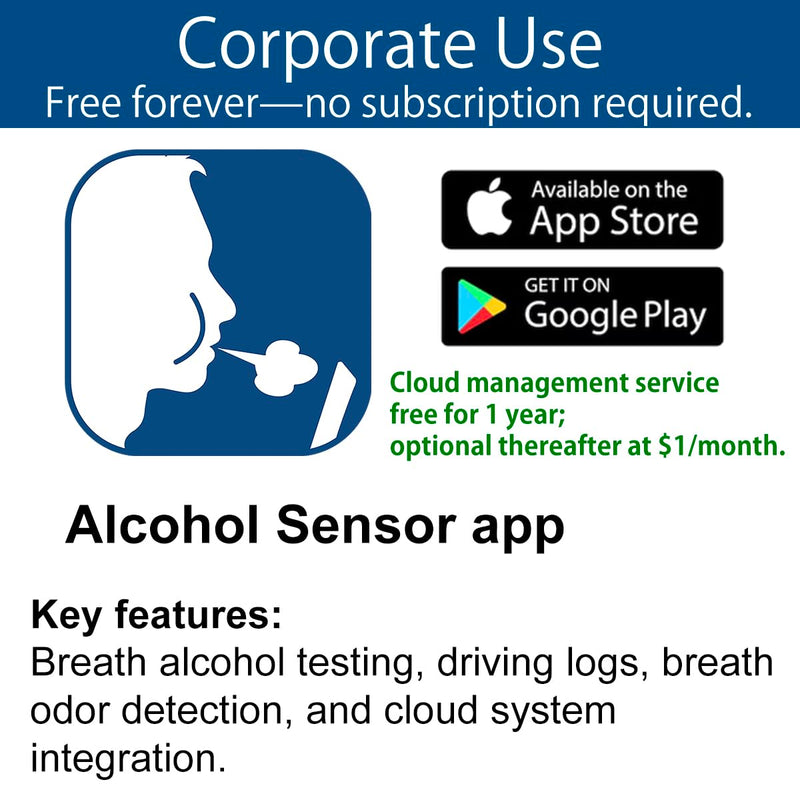 Reflex Portable mini High-Accuracy USB Breathalyzer | Dual sensors | Compatible with iOS and Android Devices | Personal Use & Home | USB C