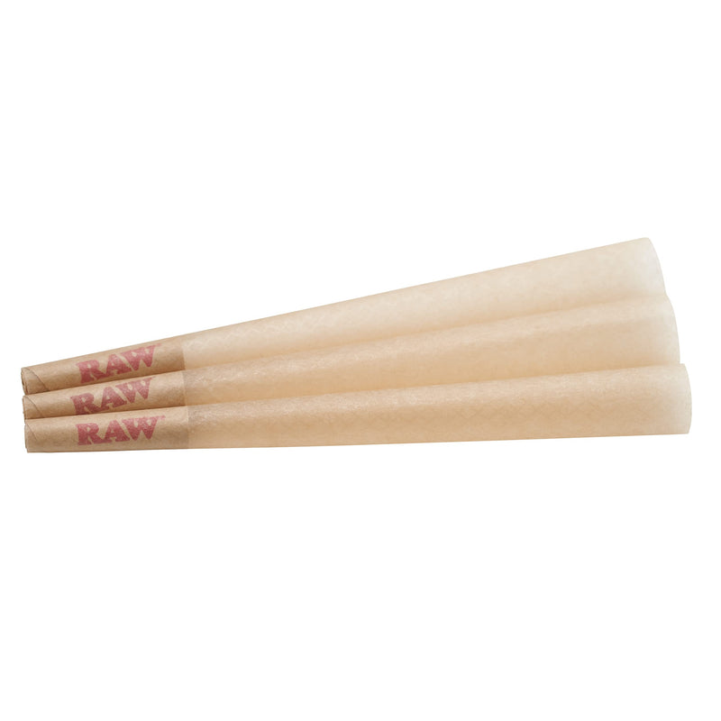 [Australia] - Raw Cones King Size Classic: 100 Pack - Patented Slow Burning Cones Rolling Papers & Tips - All Natural Raw Paper 