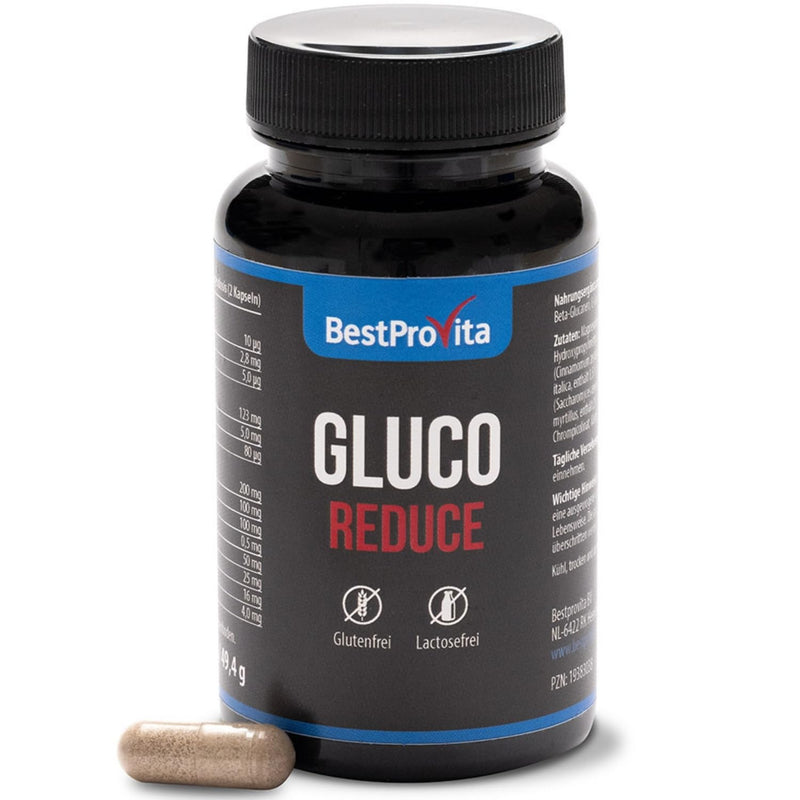 [Australia] - BestProvita blood sugar complex (60 capsules) - to support sugar levels - dietary supplement for stable blood sugar - avoid glucose peaks with L-carnitine, vitamin D & zinc 