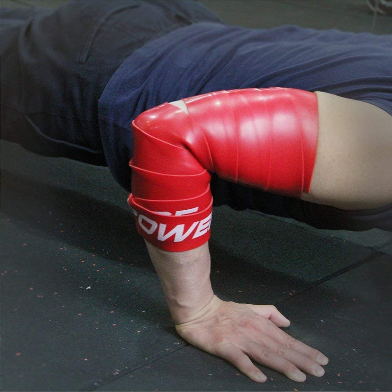 [Australia] - POWER GUIDANCE Muscle Floss Bands - Compression Bands - Mobility & Recovery Bands - for Improving Movement, Increasing Circulation & Reducing Soreness Black and Red Combo 