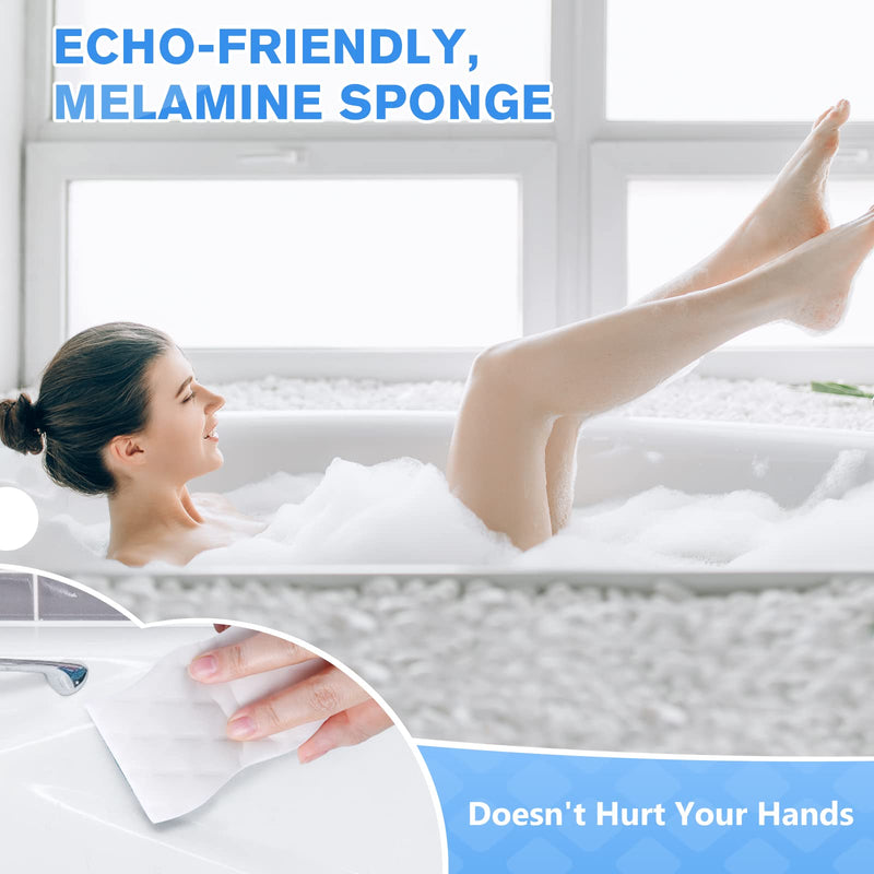 [Australia] - Squish Sponge Cleaning Pads, 18 Pack for Walls, Oven, Kitchen - With Melamine Foam, Universal Cleaner 