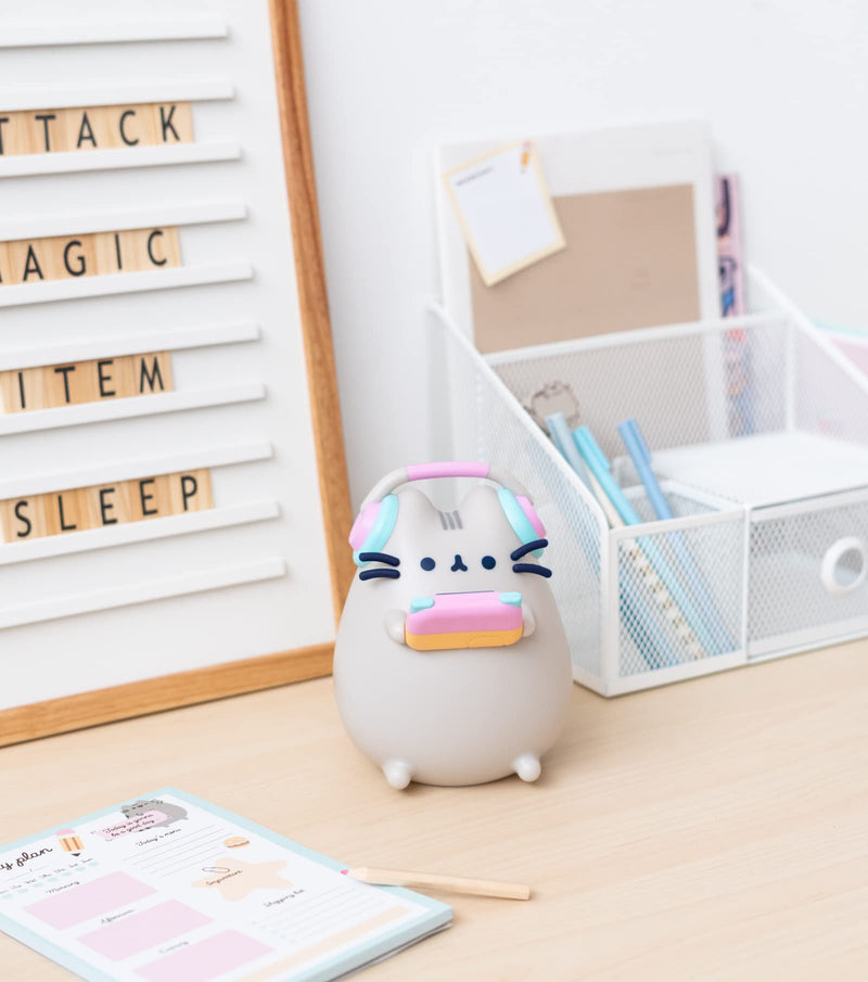 [Australia] - Grupo Erik Official Pusheen Gamer Lamp - Cat Lamp - Kids Lamp - Pusheen Gifts - Night Lamp for Bedroom Kids - Kids Lamps for Bedroom - Night Light Kids - Baby Night Light - Cat Light 