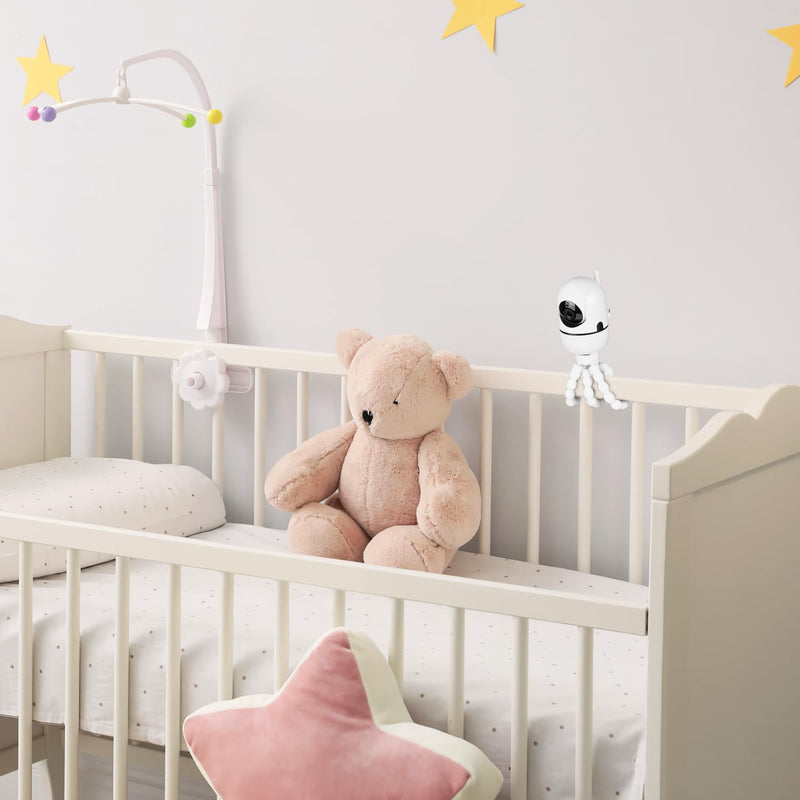 [Australia] - Tripod Baby Monitor Mount for HelloBaby HB65/HB40/HB6550/HB66/HB6339/HB6550 Pro, ANMEATE SM935E, Flexible Baby Camera Mount Attach Your Camera Wherever You Want 