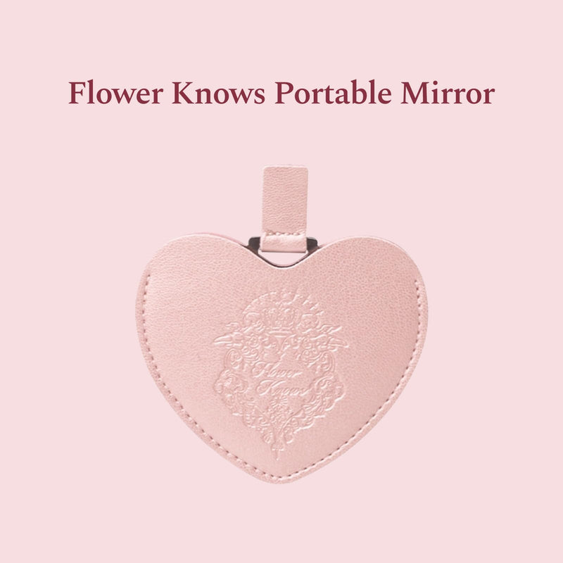 [Australia] - Flower Knows Strawberry Kiss Delight Set 4 Pieces Strawberry Cupid Makeup Gift Kit,Includes Lip Cream,Liquid Blush,Portable Mirror,Powder Puff,Portable Beauty for Women Girls(Strawberry Delight) Strawberry Delight 