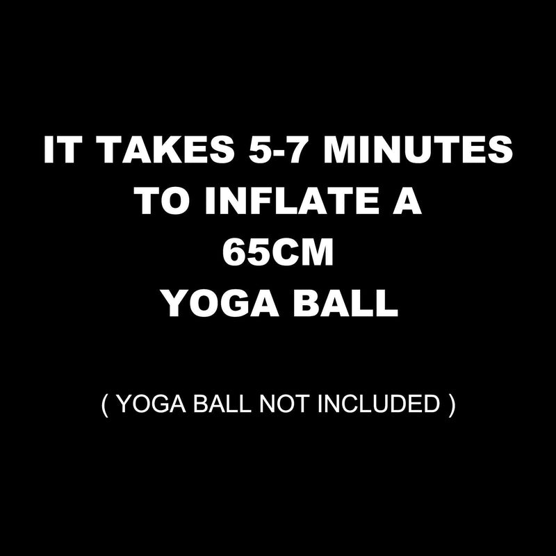 [Australia] - Exercise Ball Pump, Hand Air Pump for Stability Workout Yoga Ball, with 2 Plugs for Valve & 1 Plug Remover for Easy Deflation Hand Pump 