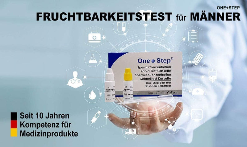 [Australia] - Pack of 2 One+Step Fertility Test for Men - Sperm Test Sperm Test for Men Sperm Test - Measures the concentration of sperm 