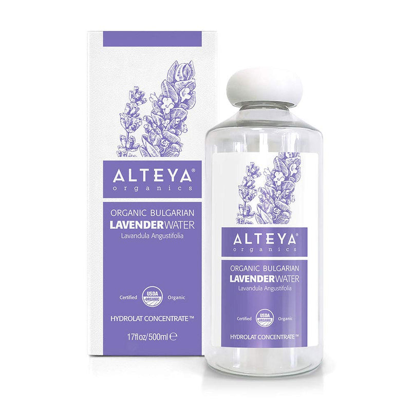 Alteya Organics Lavender Water Toner, 17 OZ | USDA Organic Lavender Water Facial Toner hydrates, tones, soothes, and refreshes face, body, and hair naturally 17 Ounce (Pack of 1)