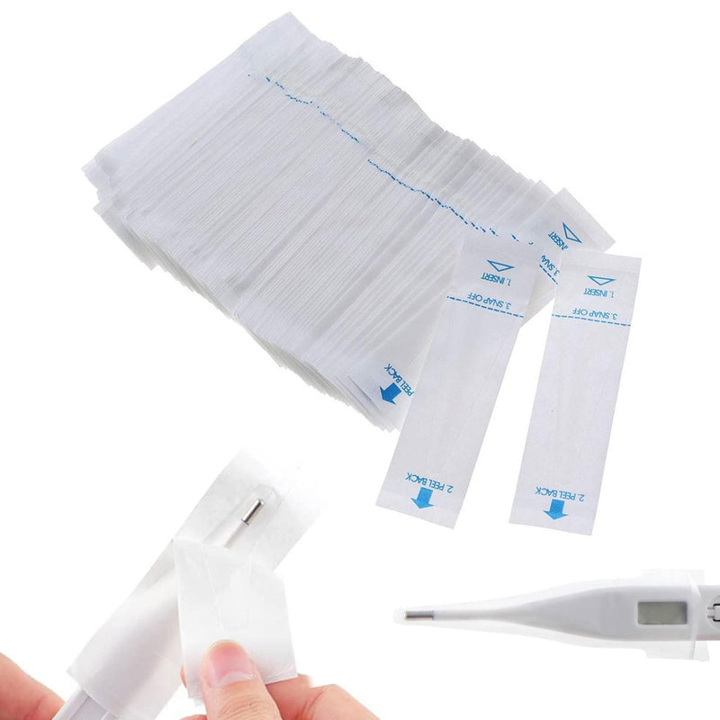 [Australia] - 100 pieces thermoscan protective cap, digital thermometer probe covers, universal electronic thermometer covers for oral armpit rectal electric thermometers 