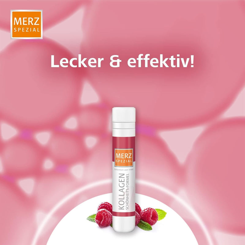 [Australia] - Merz Spezial Collagen Beauty Formula Drinking Ampoules - High-quality beauty ampoules with collagen hydrolyzate complex, biotin, niacin, zinc, vitamin C & E - 14 x 25 ml 